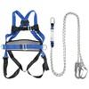 Btstil Fall Protection Harness, Fall Protection Safety Belt Set, 5-Point