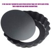 Quiche Pans,Mini tart Pan with Removable Bottom,Non Stick Small Pie