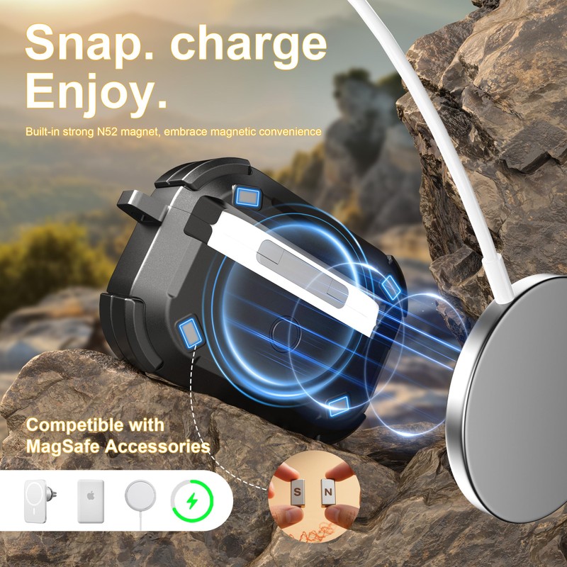 RFUNGUANGO for AirPods Pro 2 Case, Compatible with AirPods Pro
