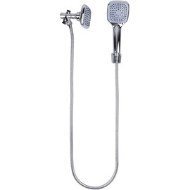 DICA 3005T Regadera de Teléfono, Ducha de Baño, Regadera Moderna tipo Lluvia, Acabado Cromo