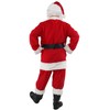 Aotiooy Santa Claus Costume for Men, 10pcs Professional Christmas Santa