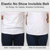 No Buckle Show Belt for Men Buckle Free Stretch Belt