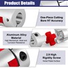 Clutch Coupler Aluminium 8mm x 10mm Shaft Coupling Flexible Plum