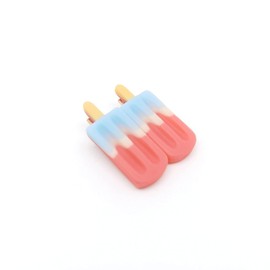 Hair Clips 2PCS Small Ice-lolly Shape Hair Barrettes Mini Ice Cream Hair Pins Hair Accessories Watermelon Red