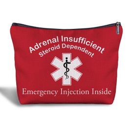 Zomhix Nurse Doctor Cosmetic Bag - Doctor Nurse Gifts for Women, Nurse Small Medical Bag,Adrenal Insufficiency Makeup Bag, Emergency Makeup Bag, Emergency Injection Bag for Travel (4)