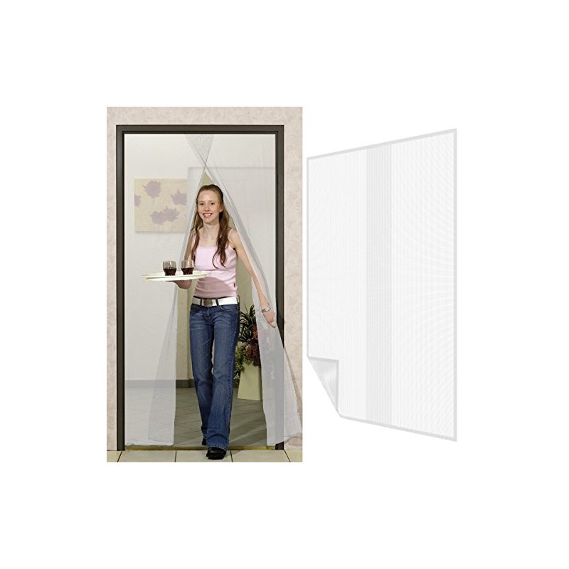 1 Fly Screen for Doors - Mosquito Net with Velcro