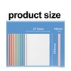 WEZCHUGHAOL A4 Size File Document Report Cover Folder, Clear Pockets,