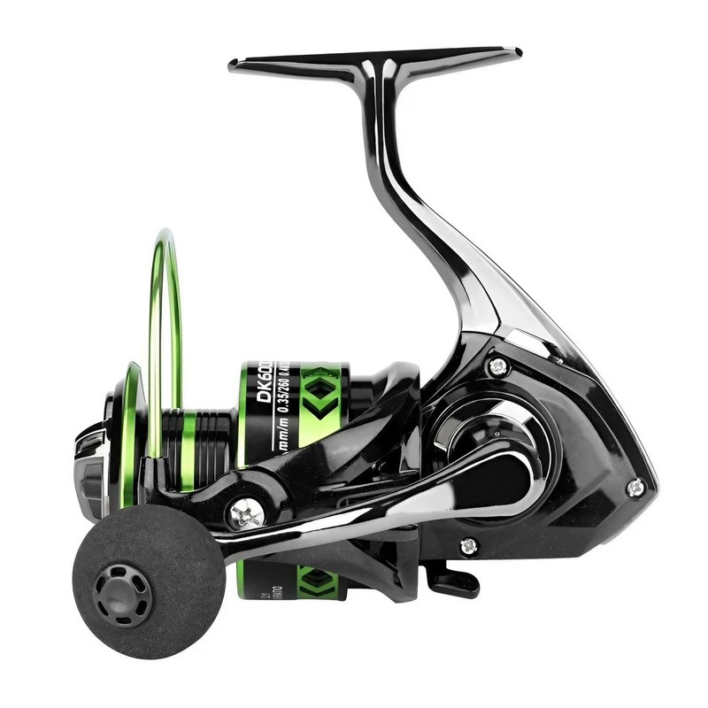 SylvanFlux All-Metal Spinning Fishing Reel – Long Cast Deep Spool,