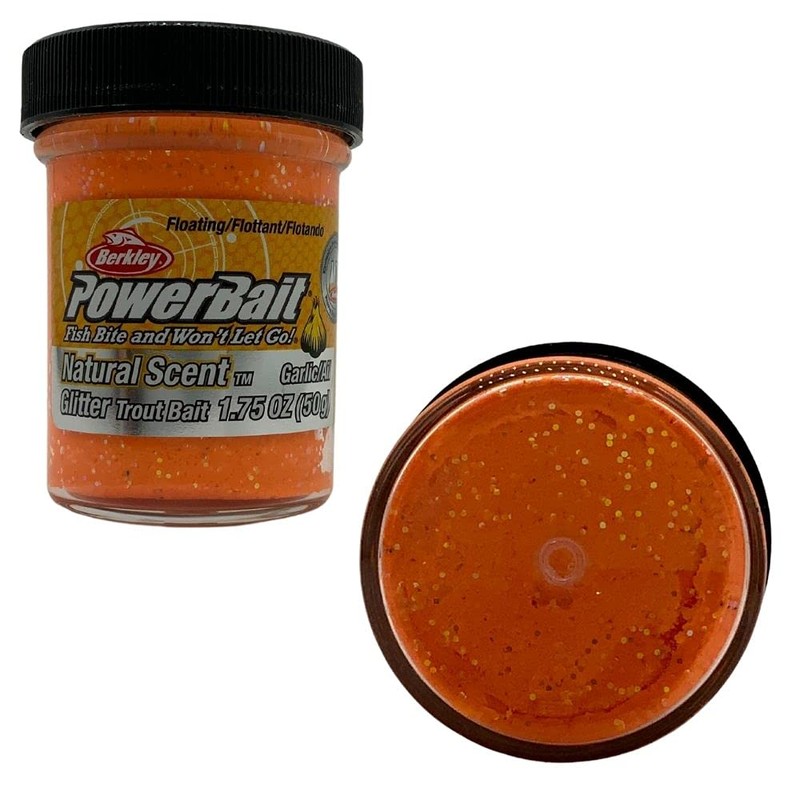 Berkley Paste für Forelle Forellenpaste PowerBait Natural Scent Garlic Sunshine