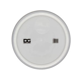 Detail Guardz TR-LID-NAT DG Original Car Wash Bucket Lid for 3.5 gal (14 L & 18 L) Bucket, Clear White (Translucent), Made in Japan