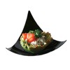 EMI Yoshi Small Wonders Aster Black Plastic Triangle Dish