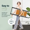 WOA WOA 3 Step Ladder, Ladders for Home, Anti-Slip Pedals,