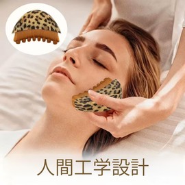 Lymphadrenage Facial Brush - Ultra Soft Bristle Tips, Eliminates Swelling, Feels Pleasant, Ergonomic Face Contour Massage, Relieves Fatigue Portable Beauty Tool Portable