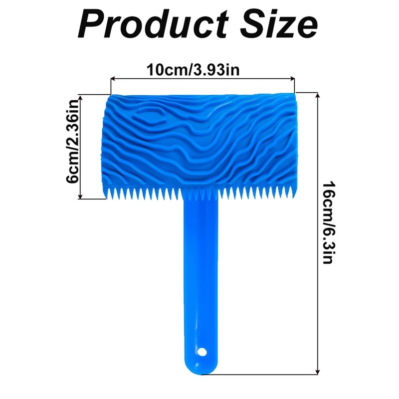 5 Pieces Wood Grain Tool Set, Wood Pattern Painting Tool,