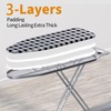 Jakeefud Ironing Board 13" X 43" W/Extra Thick Heavy Duty
