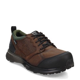 Timberland PRO Men's Reaxion Composite Safety Toe Waterproof Industrial Hiker Work Boot, Brown/Green-2024 New, 10.5