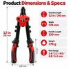Manual Blind Rivet Gun for Metal Fastening – Labor-Saving Long-Handle