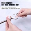 DANNEASY 2 IN 1 Cat Eye Nail Magnet for Nail