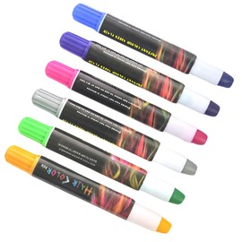 GALPADA Lápices para Teñir el Cabello 6 Piezas Colores Temporales Crayones de Tinte Seguros para Uso en Casa y Salón Kit de Tiza para Colorear Cabello en Fiestas y Cosplay