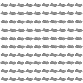 Eastcom WW2 Toy Soldiers Gray Military Small Sandbags 100-Piece Set Compatible with Famous Building Blocks Brands