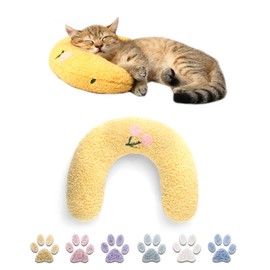 homelifthub Pillows for Indoor Cats Fluffy Cat Bed Pillow Cute Rabbit Pillows for Blanket and Carrier