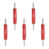 DUSCOKE 5PCS Valve Core Removal Tool, Double Head Schrader Valve