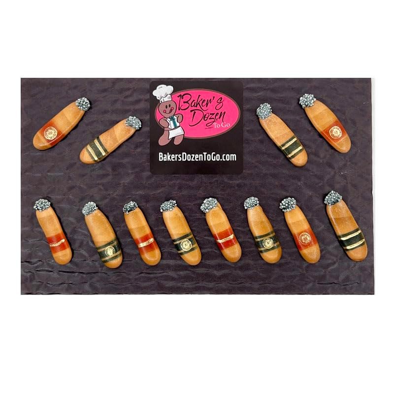 Cigars Cocktail Themed Cupcake Toppers