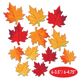 Deluxe Fabric Autumn Leaves Cutouts