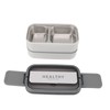 Double Layer Bento Box 316 Stainless Steel Compartment Portable Lunch