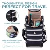 Savvy Outdoors Insulated Wine Tote Bag with Stemless Glasses &