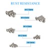 800pcs Tiny Screws for Electronics, M1/M1.2/M1.4/M1.6/M1.7 Very Small Phillips Pan