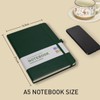 PYNEX Notebook A5 Dotted, Hardcover, Notebook, Leather Notepad with 192