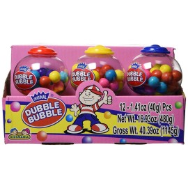 Kidsmania Dubble-Bubble Mini Gumball Machine (12 Units) 1.15kg/16.93oz