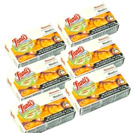 Fantis – Mussels in Pickled Sauce – Premium Mussels from Spain, Gourmet Canned Seafood, Mediterranean Style, Ready to Eat, 4 oz, Pack of 6