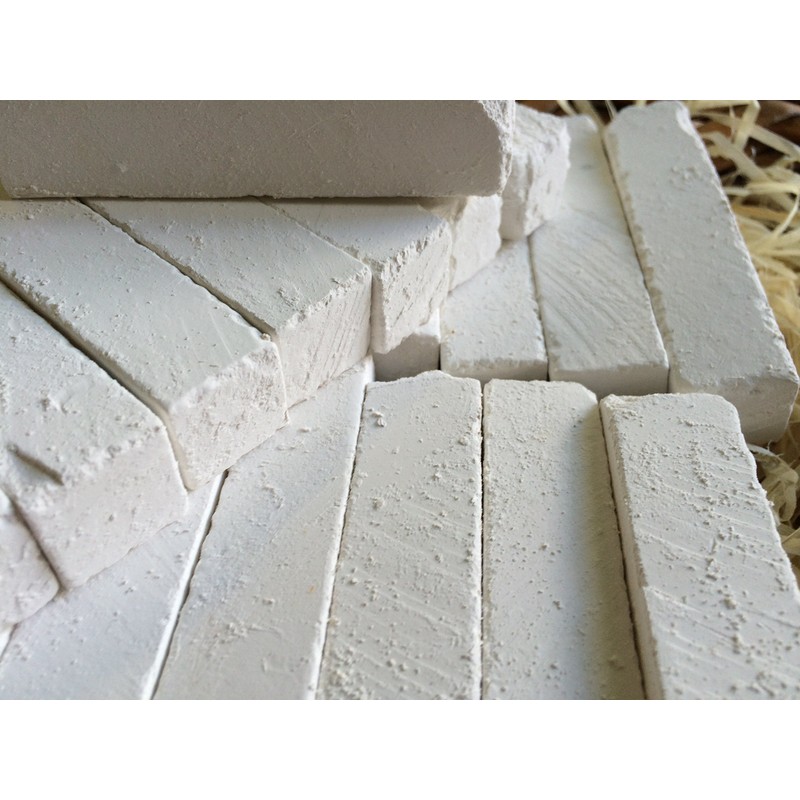 UCLAYS SAWN edible Chalk chunks (lump) natural for eating (food),
