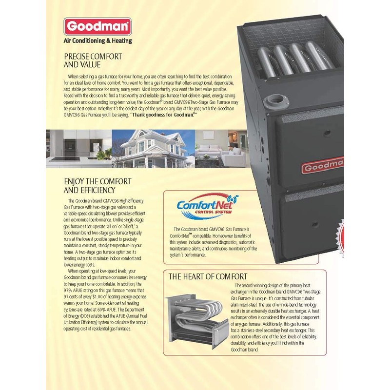 Goodman HKP-05C 5 kW 208/240 V 1 Phase Electric Heat