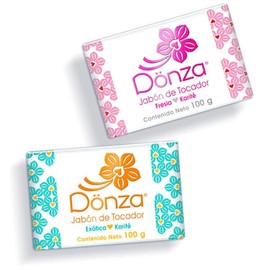Donza 돈자비누 (혼합2개세트) 100g 프레지아+엑조티카 멕시코 돈자 세안 미용 시어버터비누 Donza Soap (Mixed 2-Set) 100g Precia+Exotica Mexico Donza Facial Care Shea Butter Soap [Mix of 2 (Pink+Green) - Donza Soap]