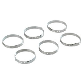 3 Pagen Roulade Clips for Tying Meat & Cabbage Rolls - Reusable Roulade Rings Make Work Easier - Dishwasher Safe and 100% Food Safe - Set of 6 Stainless Steel