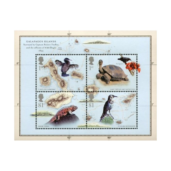 2009 Charles Darwin Miniature Sheet No. 61 - Royal Mail