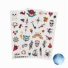 Legami - Temporary Tattoos for Kids Old School Theme, Washable,
