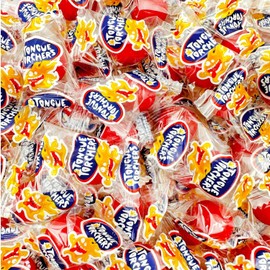 Tongue Torchers Spicy Cinnamon Hard Candy 5 Bag Pack | Fiery Red Hot Individually Wrapped Fireball Sweets | Bulk Old Fashioned Heat Treats