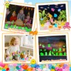 SelfTek 151pcs Mini Resin Animals, 73 Styles Mixed Luminous Tiny