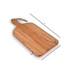 Samhita Acacia Wood Paddle Cutting Boards with handle for Kitchen,