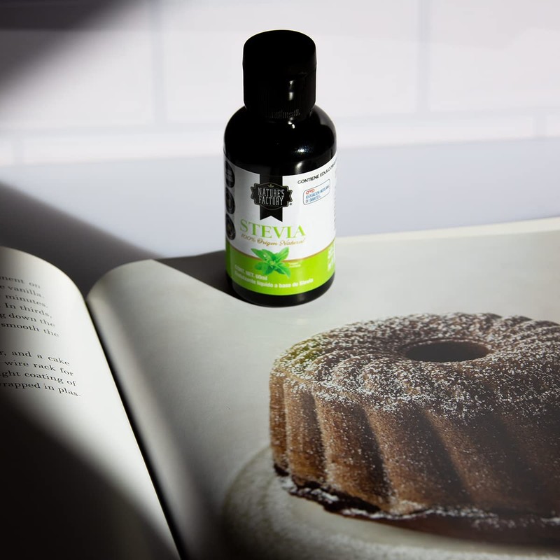 Nature's Factory, Stevia Líquida, 60 mililitros