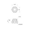 SANEI PT25-6A Pipe Adapter, Converts W26 Mount, 20 to G1/2,