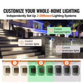 600W Low Voltage Landscape Transformer with Timer and Photocell Sensor