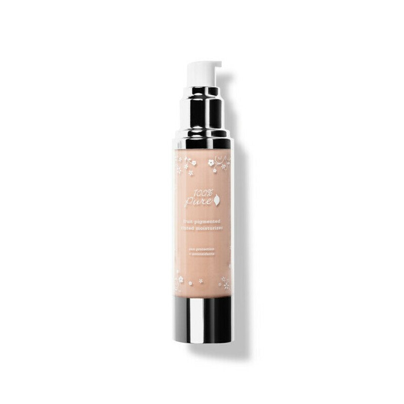 100% Pure Cosmetics Fruit Pigmented Tinted Moisturizer, Cocoa 50ml