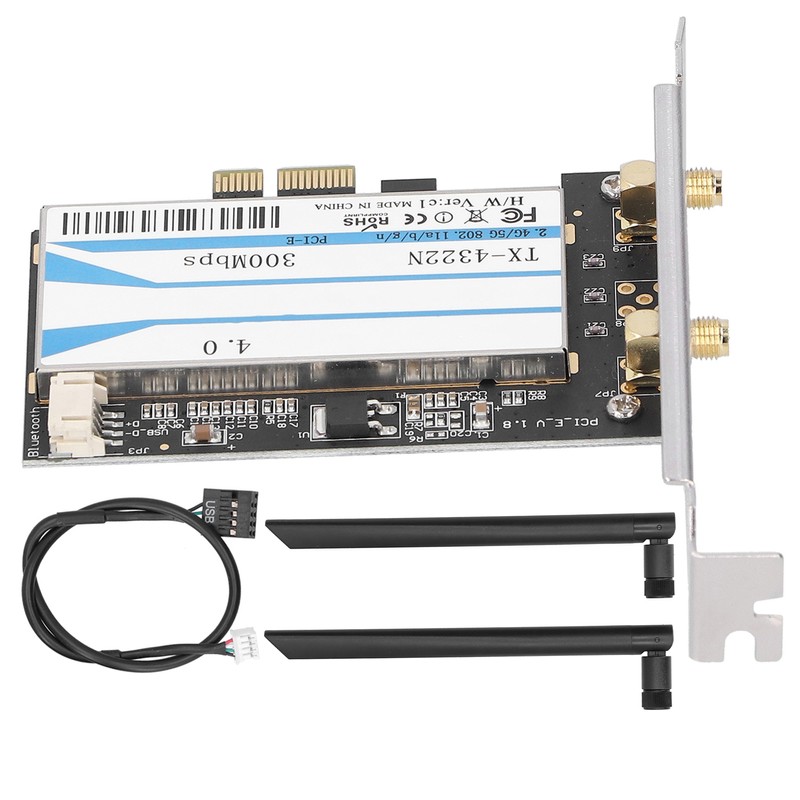Wireless Network Card Dual Band Desktop Adapter BCM943228 2.4g/5g 300mbps