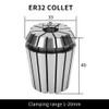 BORDSTRACT Er32 Precision Spring Collets,18mm Diameter,0.008 mm Accuracy,Essential CNC Accessories