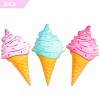Novelty Place Giant Inflatable Ice Cream Cone Set for Kids